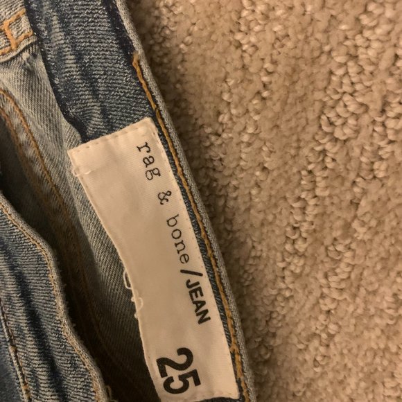 Rag and Bone two toned cut out jeans - Picture 3 of 4